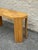 Mid 20th Century Vintage Palm Beach Pencil Reed Console With Geometric Inlaid Top in Style of McGuire For Sale - Image 5 of 12