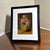 Black Vintage Floral Still Life Painting For Sale - Image 8 of 9
