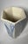 Traditional Neoclassical Blue & White Ceramic Studio Art Pottery Vase For Sale - Image 9 of 12