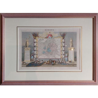Antique Map of Europe by Levasseur, 1840 For Sale