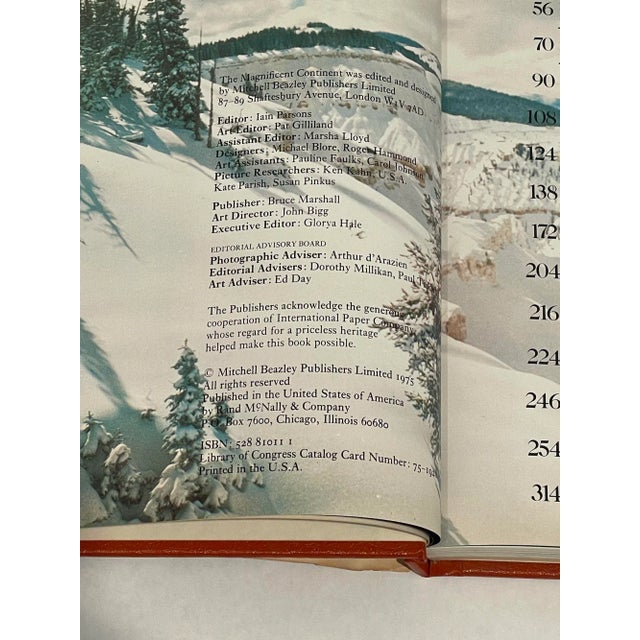 The Magnificent Continent Rand McNally and Iain Parsons Hardcover 1975 For Sale - Image 10 of 12