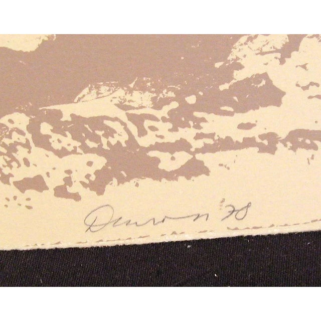 Printmaking Materials 1978 "Gaea's Morning I, II, III" Abstract Ethereal Seascape Serigraph Triptych - Set of 3 For Sale - Image 7 of 11