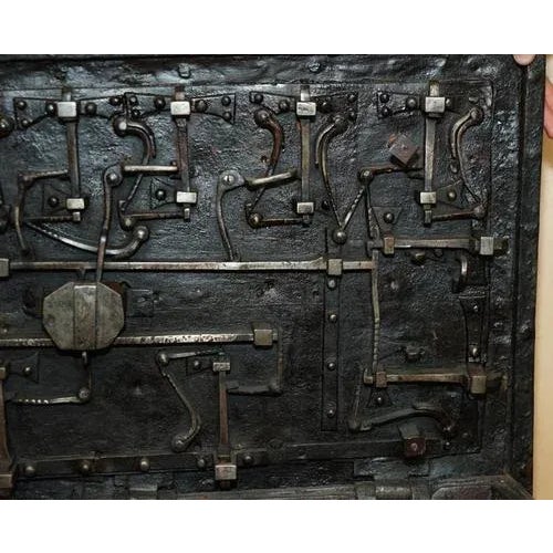 German Wrought Iron Safe Chest, Mid-17th Century For Sale - Image 18 of 18