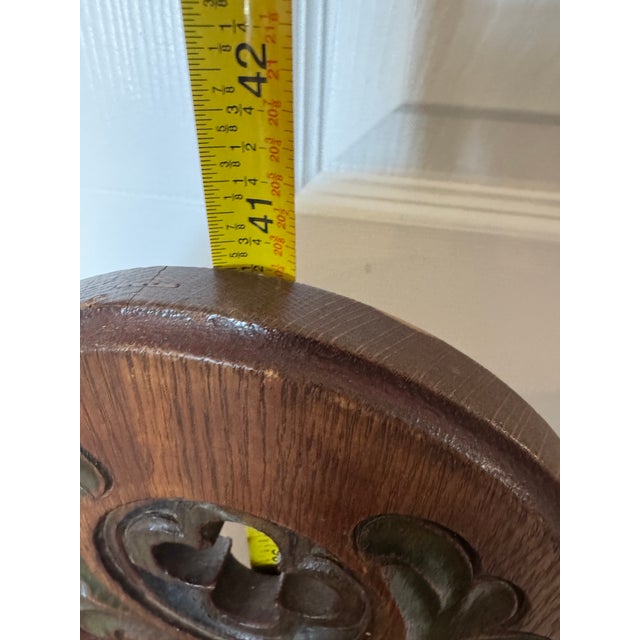 Mid 19th Century Antique English Georgian 18th Century Hall Prayer Chair For Sale - Image 5 of 8