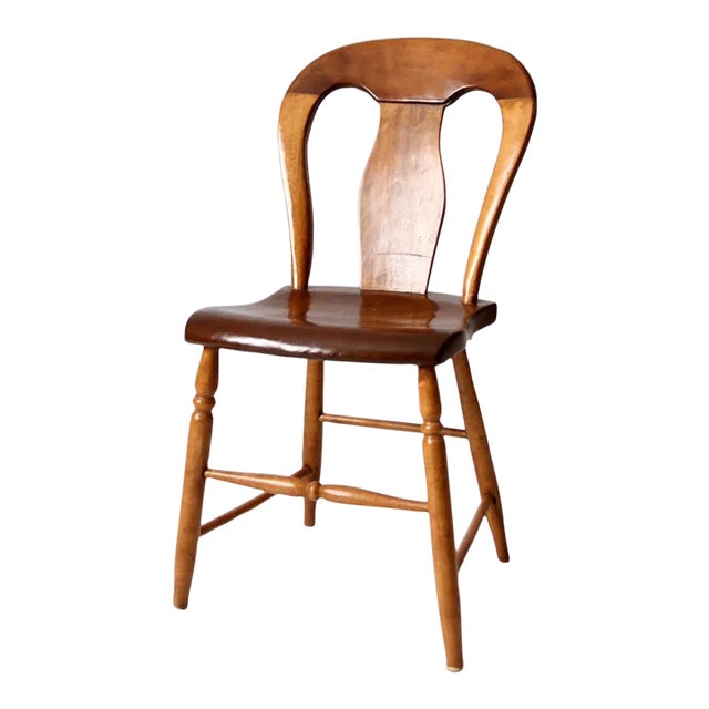 Antique Balloon Back Chair For Sale