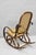 Vintage Mid Century Modern Thonet Style Bentwood & Cane Rocker Rocking Chair (C) For Sale - Image 14 of 18