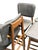 Set of 4 Vintage Mid Century Modern Danish Teak and Leather Greta Dining Chairs For Sale - Image 9 of 11