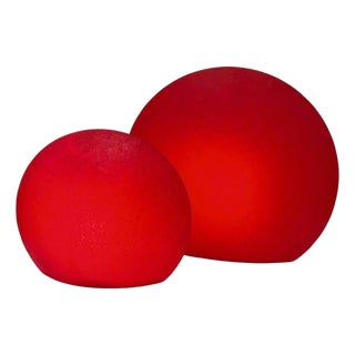 Set of Two Elliptical Table Lamps by Monica Lipkin for Elma Flototto, Belgium For Sale