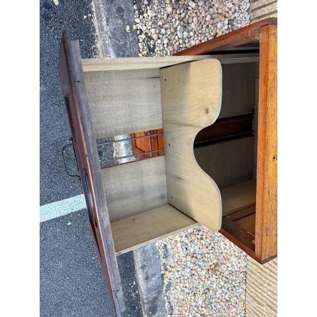 Early 20th Century Antique Art & Craft Style Oak Stackingable Filing Cabinet For Sale - Image 5 of 15