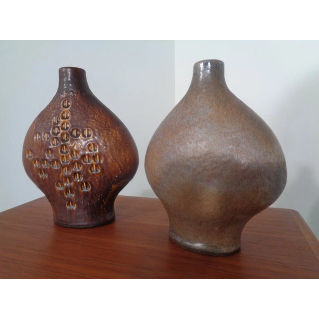 Studio Vases by Gerda Heuckeroth for Carstens Tönnieshof, 1960s, Set of 2 For Sale - Image 17 of 18