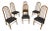 Vintage Danish Modern Teak Spindle Back Dining Chairs - Set of 6 For Sale