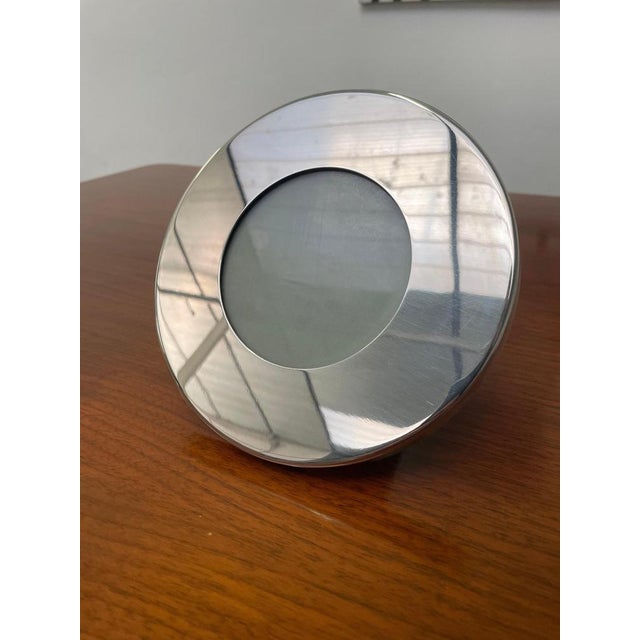 Circular Photo Frame by Gabriella Crespi, Italy, 1970s For Sale - Image 4 of 14