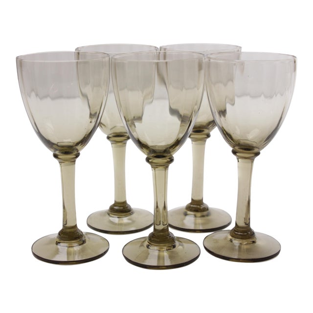 MidCentury Port Wine Glasses Set of 5 Chairish