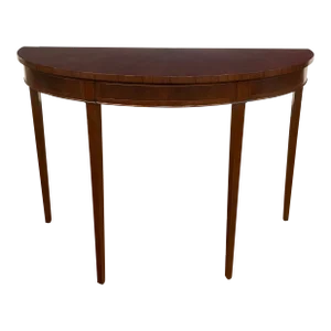 Hepplewhite Mahogany Console Table by Leighton Hall - Showroom Sample