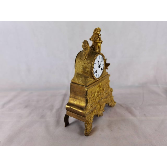 Antique French Mantel Clock by Marti et Cie, 1850 For Sale - Image 11 of 18