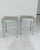 Contemporary Philippe Starck for Emeco Hand-Brushed Aluminum Occasional Tables | Set of 2 For Sale - Image 3 of 7