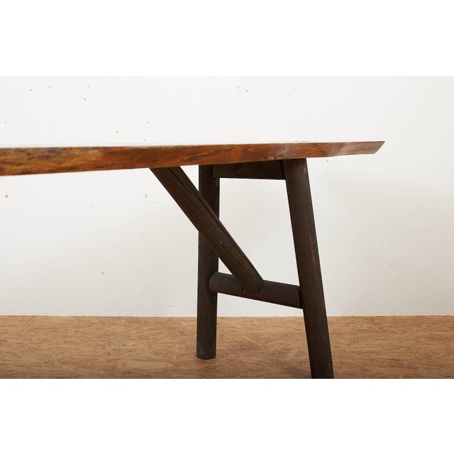 Fir Console Table with Cedar Wood Top For Sale - Image 10 of 15