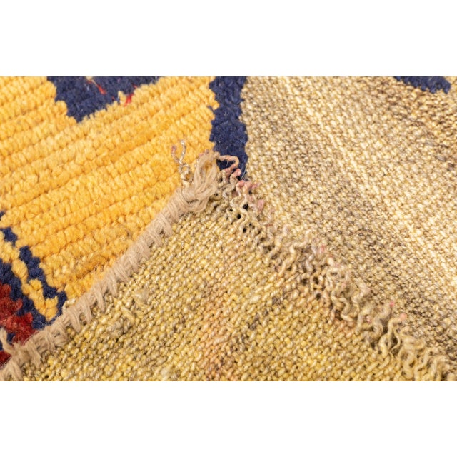 Tribal Antique Handwoven Gabbeh Palas Textile Art For Sale - Image 3 of 12