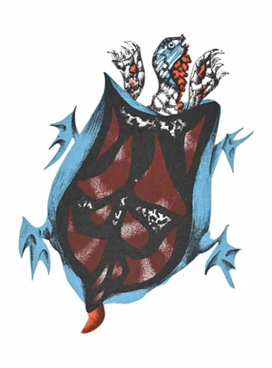 Jean Lurçat, Turtle, Original Lithograph, Mid-20th-Century