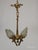 Antique Darling 4 Arm 4 Light Glowing Ribbons and Bows Flame Torch Chandelier For Sale - Image 11 of 17
