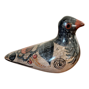 Vintage Mexican Tonalá Dove Bird