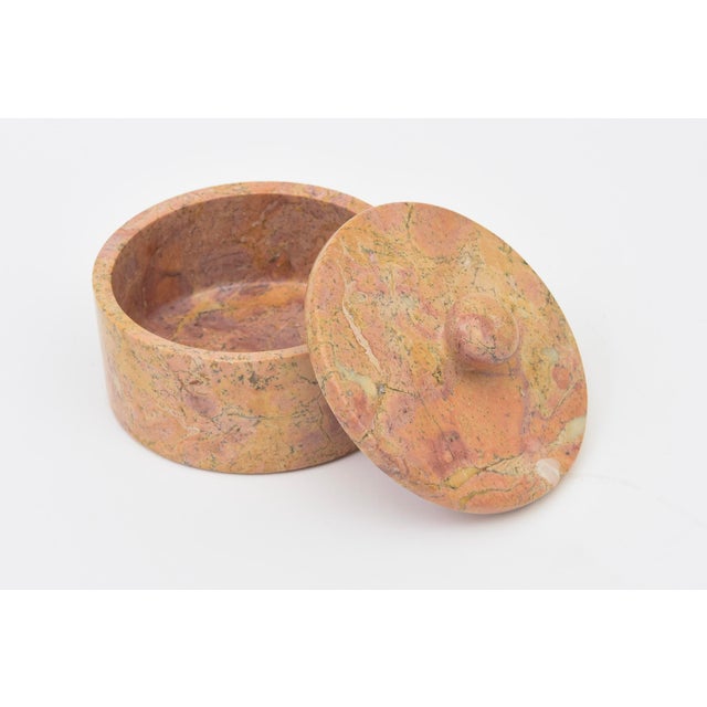 Vintage 1950's Soapstone Jewelry or Keepsake Box For Sale - Image 4 of 10