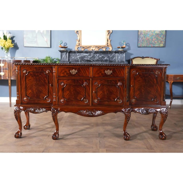 Niagara Furniture Mahogany Buffet For Sale - Image 6 of 13