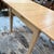 Tan Crate & Barrel Extension Dining Table For Sale - Image 8 of 12