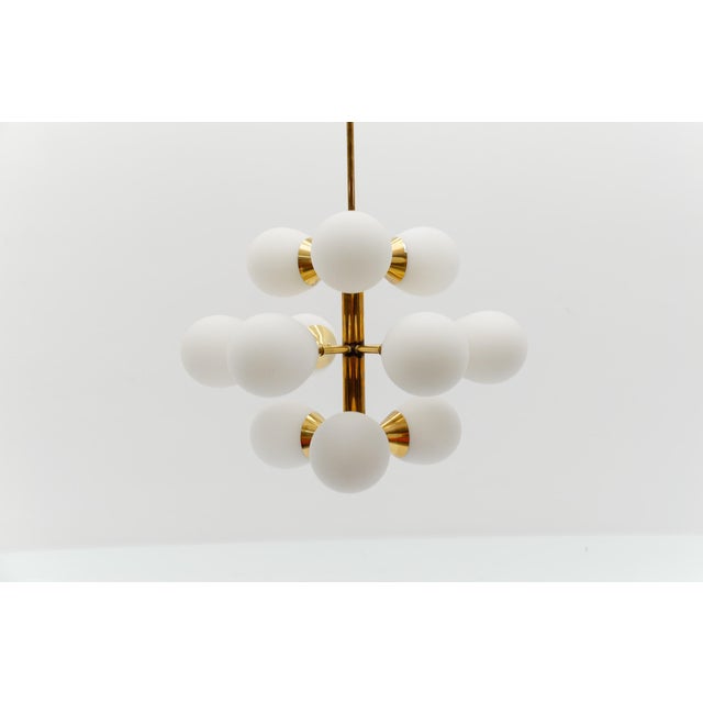 Large Mid-Century Modern Sputnik Lamp from Kaiser Leuchten, Germany 1960s For Sale - Image 13 of 13