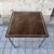 1970s Folding Game Table in Steel and Velvet attributed to Christian Dior, France, 1970s For Sale - Image 5 of 18
