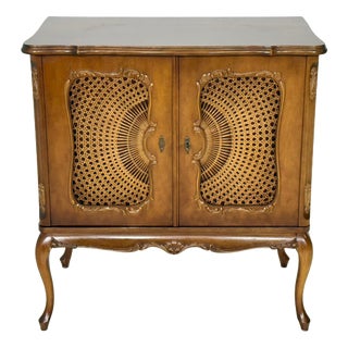 Antique Baroque TV & Phonograph Cabinet, 1970s For Sale