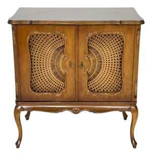 Antique Baroque TV & Phonograph Cabinet, 1970s