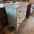 Late 19th Century English Blue and White 3 Drawer Italian Style Commode With Rosette Round Handles For Sale - Image 12 of 18
