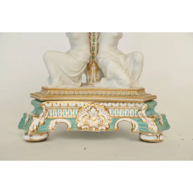 Rococo Copeland Porcelain Elevated Bowl For Sale - Image 3 of 6