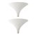 White Vintage White Heksenhoed Sconces by Harco Loor, Set of 2 For Sale - Image 8 of 8