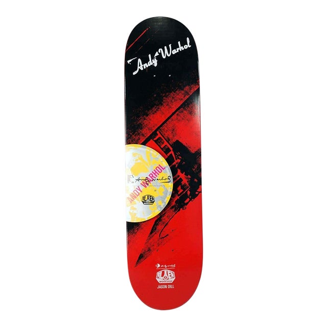Andy Warhol Electric Chair Skateboard Deck For Sale