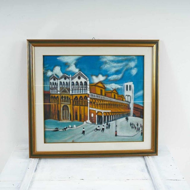 G. Poli, Ferrara, 1980s, Oil on Board, Framed For Sale - Image 5 of 5