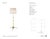 Thomas O'Brien by Visual Comfort Signature Studio Floor Lamp in Hand-Rubbed Antique Brass with Linen Shade Designer:...