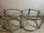 Postmodern 1970s Chrome & Smoked Glass Oval Coffee Table, Paul Mayen Style - Interlocking Ring Base For Sale - Image 3 of 7