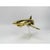 hajime sorayama sorayama shark gold 2021 soft vinyl, abs 20 x 35 cm / 7.8 x 13.7 in - limited edition - electronic coa by...