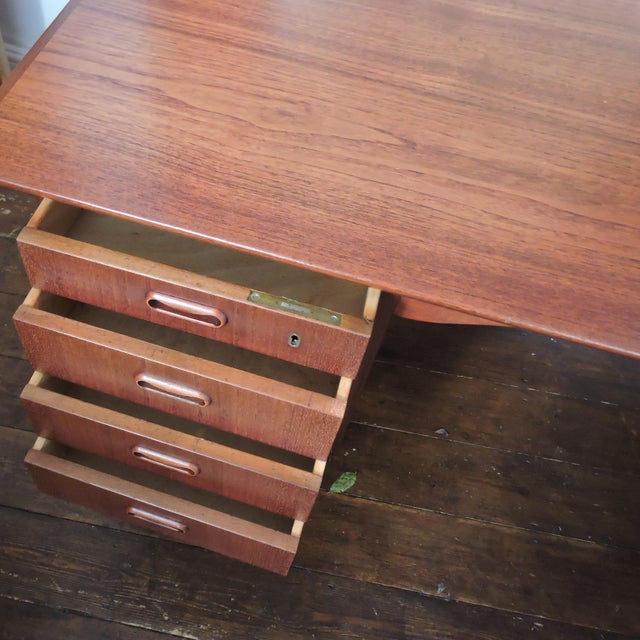 1960s Mid-Century Danish Teak Desk, 1960s For Sale - Image 5 of 8