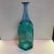 Glass Kosta Boda Sweden Green and Blue Glass Bottle Vase For Sale - Image 7 of 7