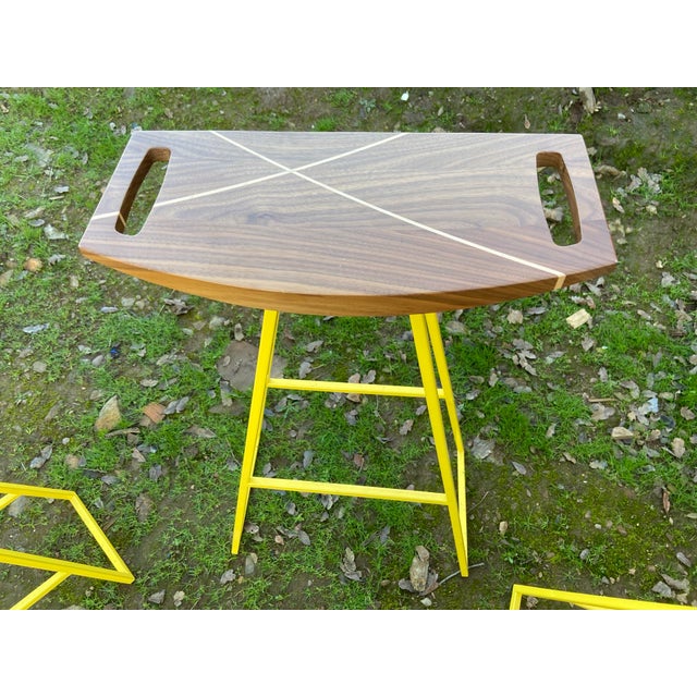 Robert Tronk Stools Set Set of 3 For Sale - Image 12 of 12