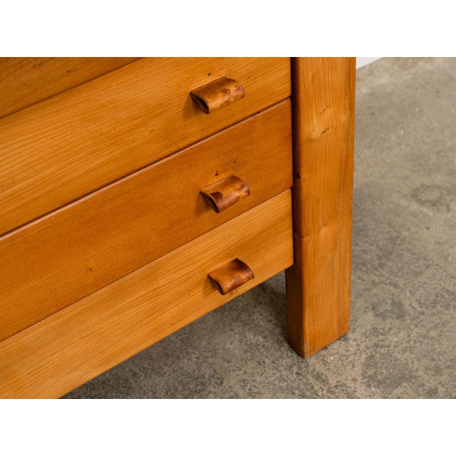 1960s Chest of Drawers in Elm from Maison Regain, 1960s For Sale - Image 5 of 16