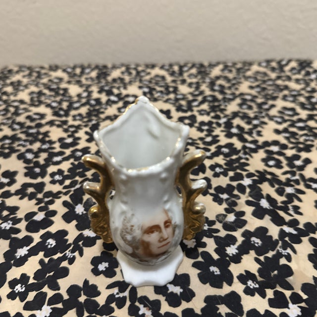 1960s Miniature George Washington Toothpick Holder For Sale - Image 5 of 8
