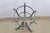 Metal Vintage Brutalist Gothic Wrought Iron Plant Stand Scroll Tripod Pot Holder 24" For Sale - Image 7 of 13