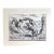 1939 Print in 11x14 Mat, Ready to Frame: John Steuart Curry, "Hounds and Coyote" For Sale