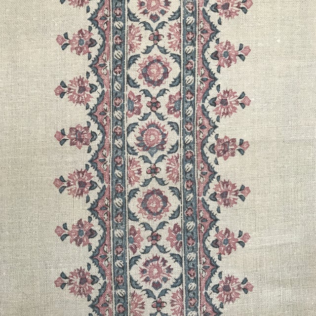 Peter Dunham Isfahan Stripe Fabric 6 Yards Chairish