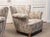 Textile Vintage Danish Wingback Chairs with Jacquard Fabric, 1940s, Set of 2 For Sale - Image 7 of 16