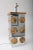 Wood Cork & Chrome Table Lamp Paul Evans Style For Sale - Image 7 of 11